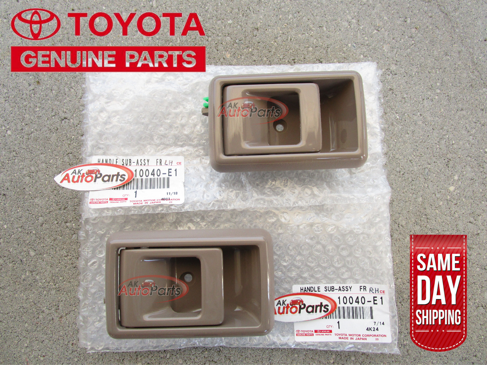 07 – 18 TOYOTA LAND CRUISER VDJ78 LEFT + RIGHT INTERIOR DOOR HANDLES OEM NEW