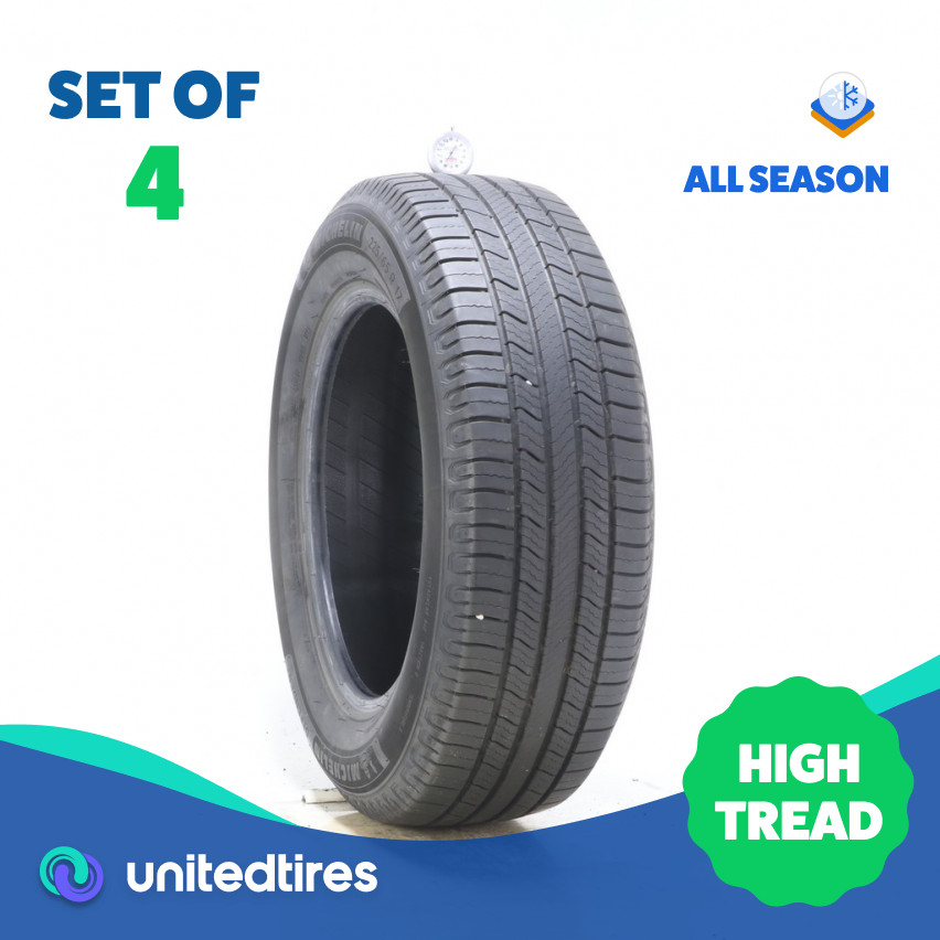 Set of (4) Used 225/65R17 Michelin Defender 2 102H – 8-8.5/32