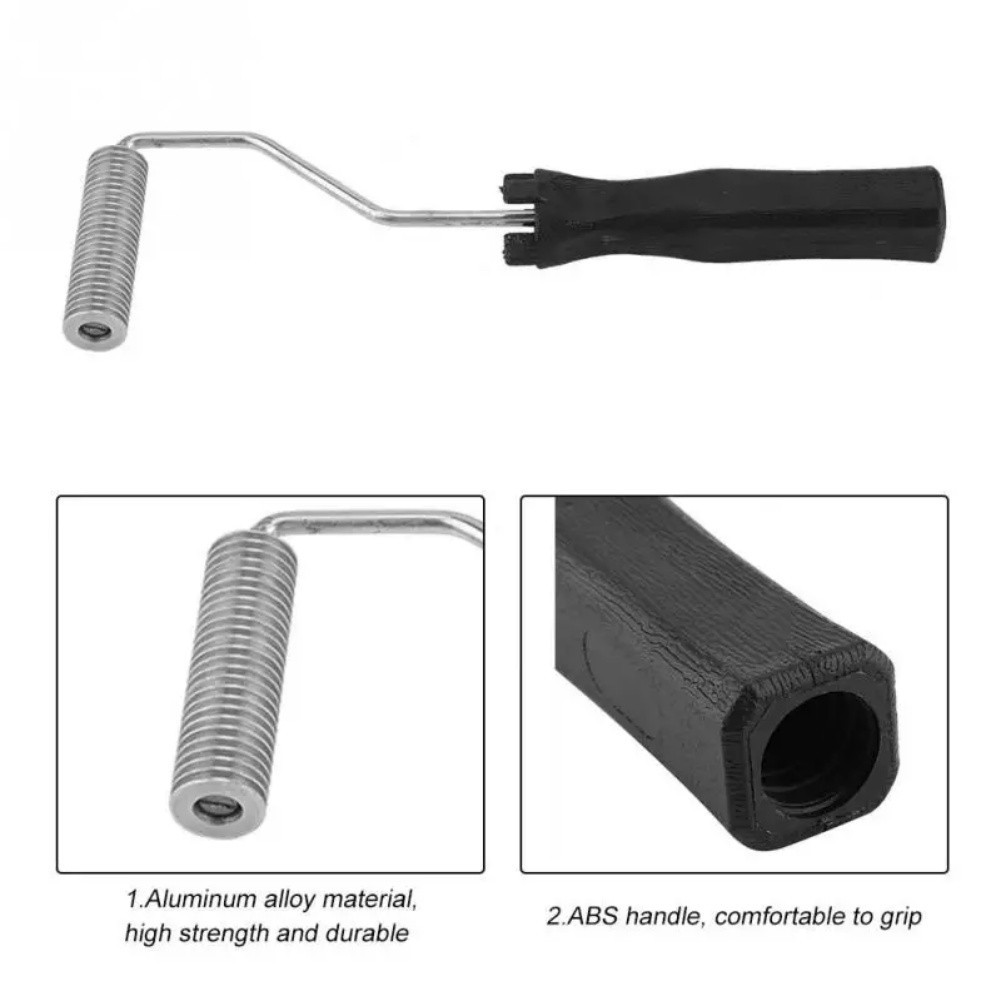 Non Slip Fiberglass Roller Tool with Ergonomic Design for Extended Use