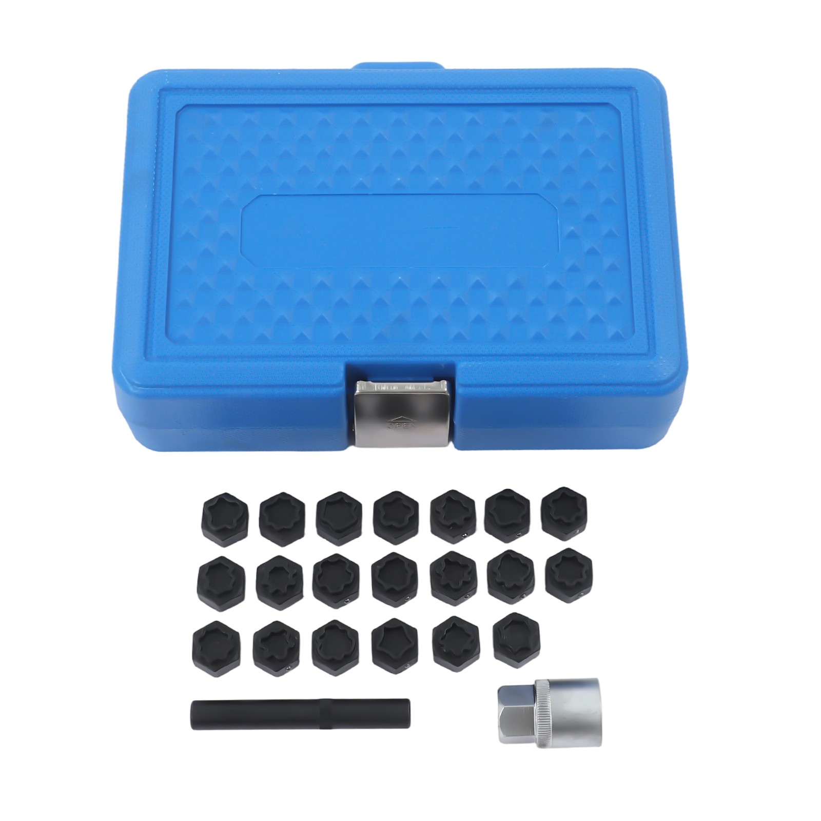 22pcs Universal Wheel Locking Key Socket Wheel Rim Lug Nut Master Removal Tool