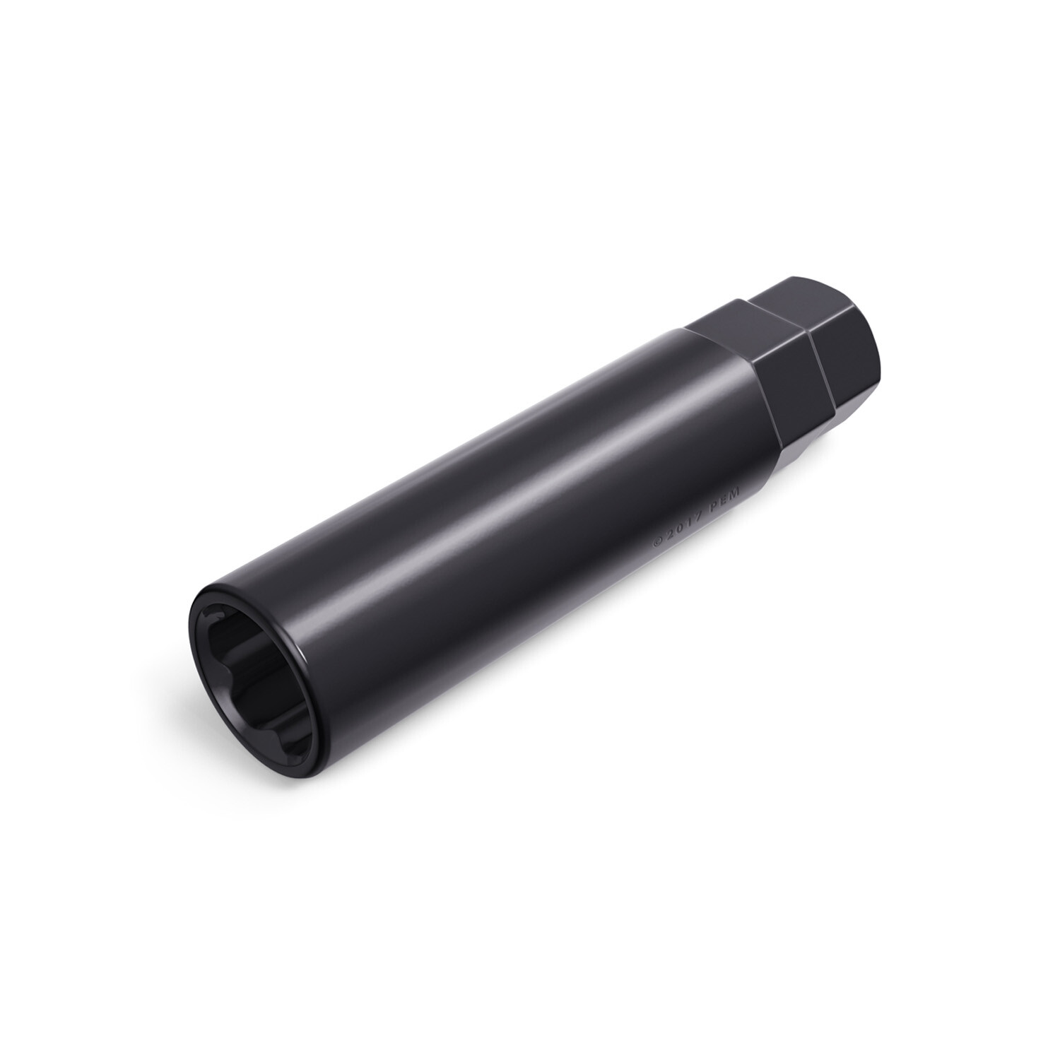 (1) Black Socket Key Tool for 6 spline Lug Nuts | 19mm, 3/4″, 21mm, 13/16″ Hex