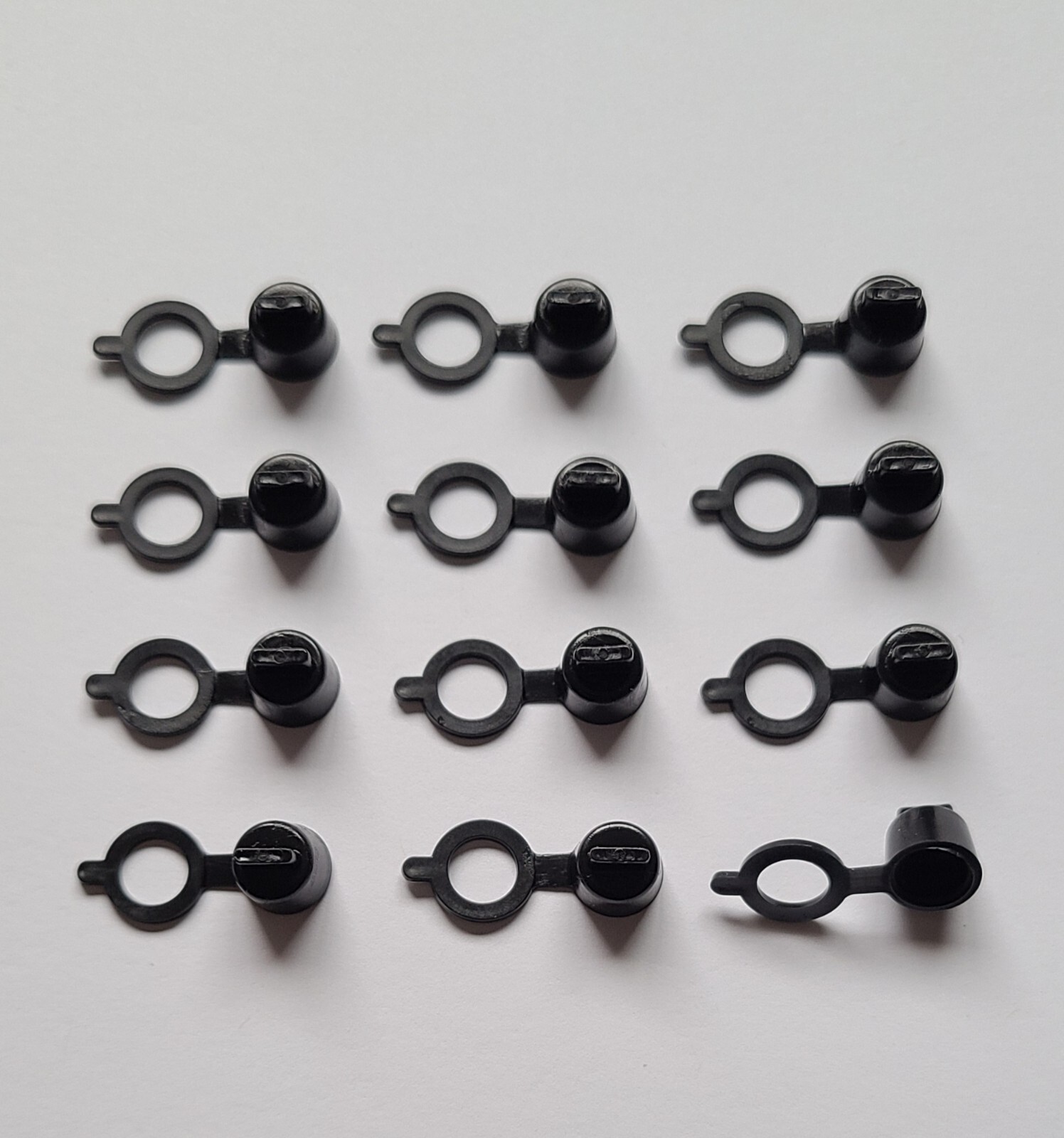 Grease Zerk Fitting Dust Caps Black Polyethylene 12 Each from USA SELLER!
