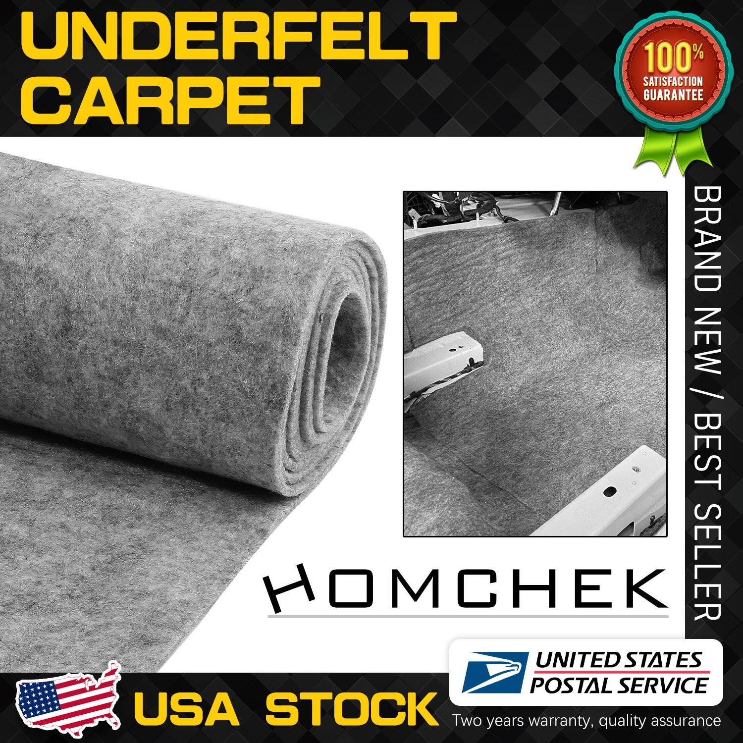 For Campervan Wall Ceiling Lining Carpet 4-Way Stretch Easy Installation