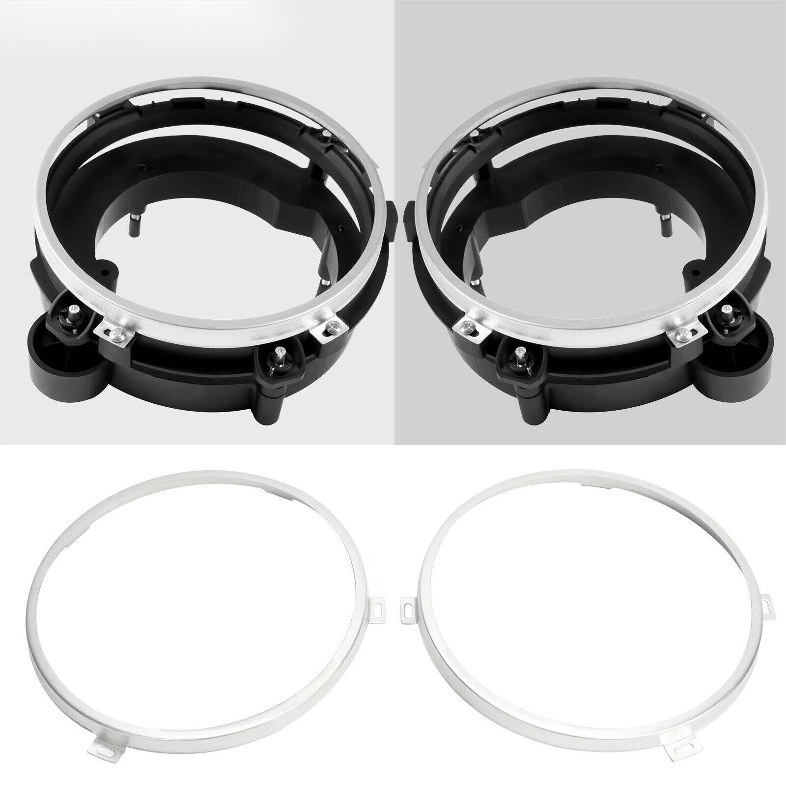 Headlight Bulb Bracket Bucket /Mount Bracket Ring For Jeep Wrangler 1997-2006