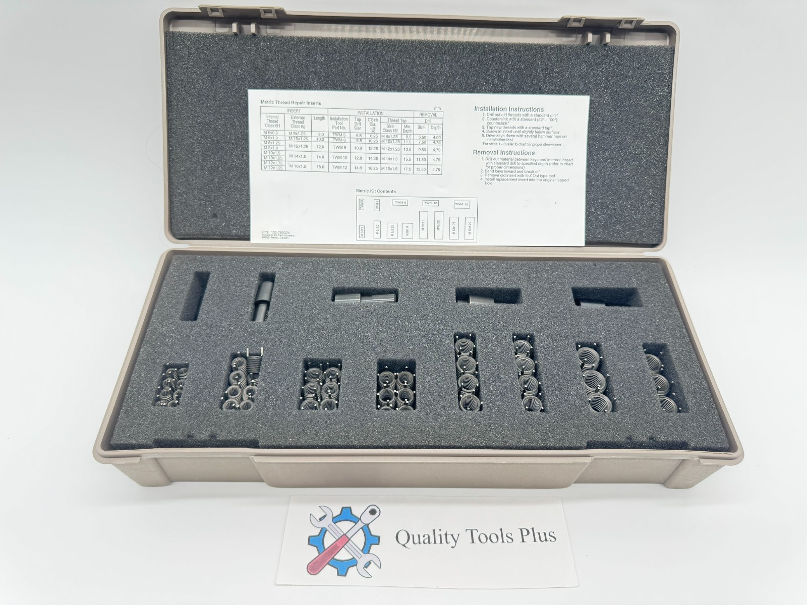 Jergens Precision Tool NEW Metric Thread Insert Kit Part Number 25999 USA