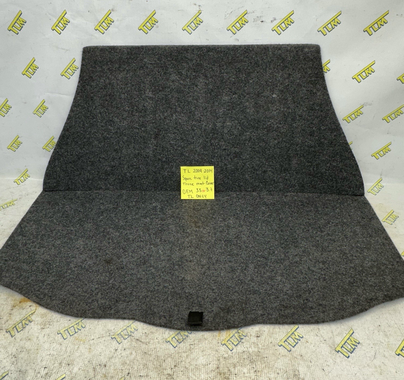 09-14 Acura TL Trunk Mat Spare Tire Cover Liner Carpet 2010 2011 2012 2013 OEM