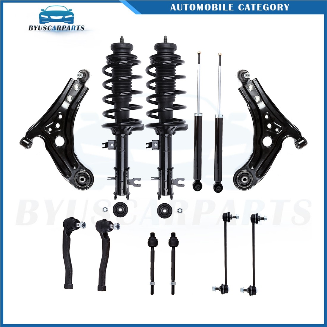 For Chevrolet Aveo 5 Pontiac Wave Front Struts Rear Shocks + Suspension Kit