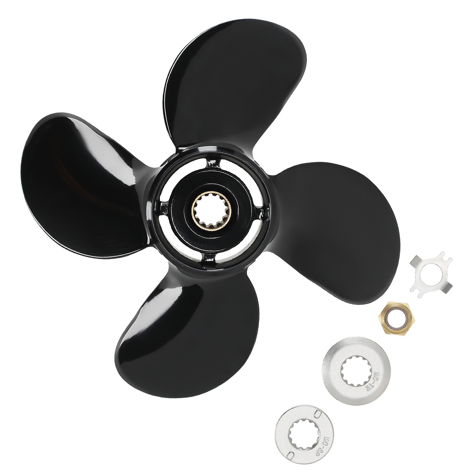 10.3″ Boat Propeller for Mercury 25-75HP Right Hand 4 Blade 488M8026630