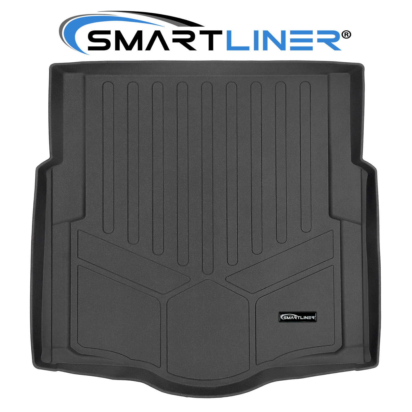 SMARTLINER Custom Fit Cargo Trunk Liner Mat Black For 2016-2019 Cruze Sedan