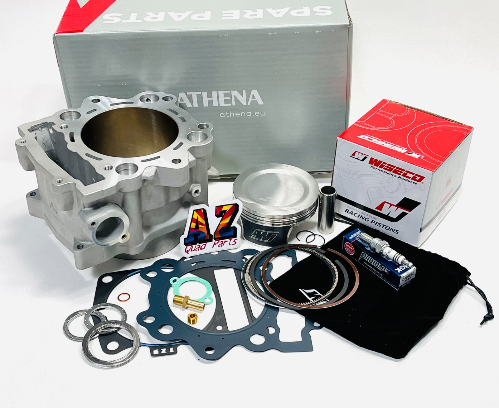 ATHENA Raptor 700 102 Stock Bore Cylinder Wiseco 10:1 Piston Top End Rebuild Kit