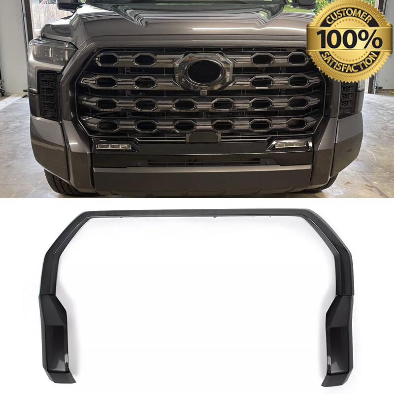 Front Bumper Grille Trim Molding New For Toyota Tundra 2022-2024 Magnetic Gray