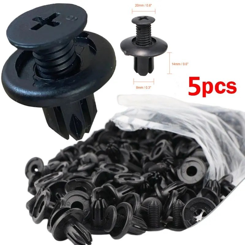 8mm automotive plastic rivets for door trim panels Universal fastening