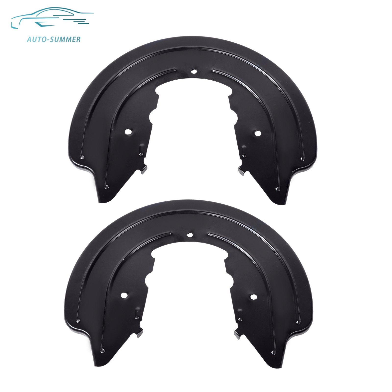 2x Rear Brake Dust Shield Backing Plates Left & Right For Ford Mustang 1994-2004