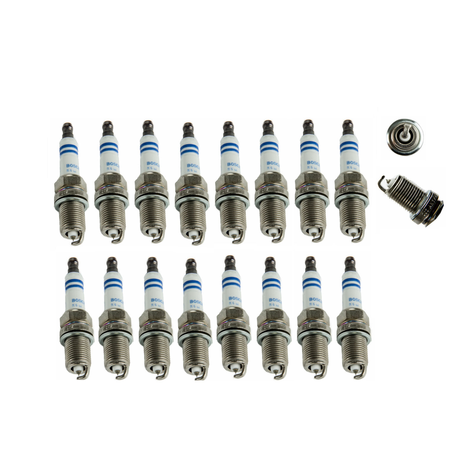 OE Germany Spark Plug Platinum For Mercedes-Benz CL CLK CLS E G ML SL (16pcs)
