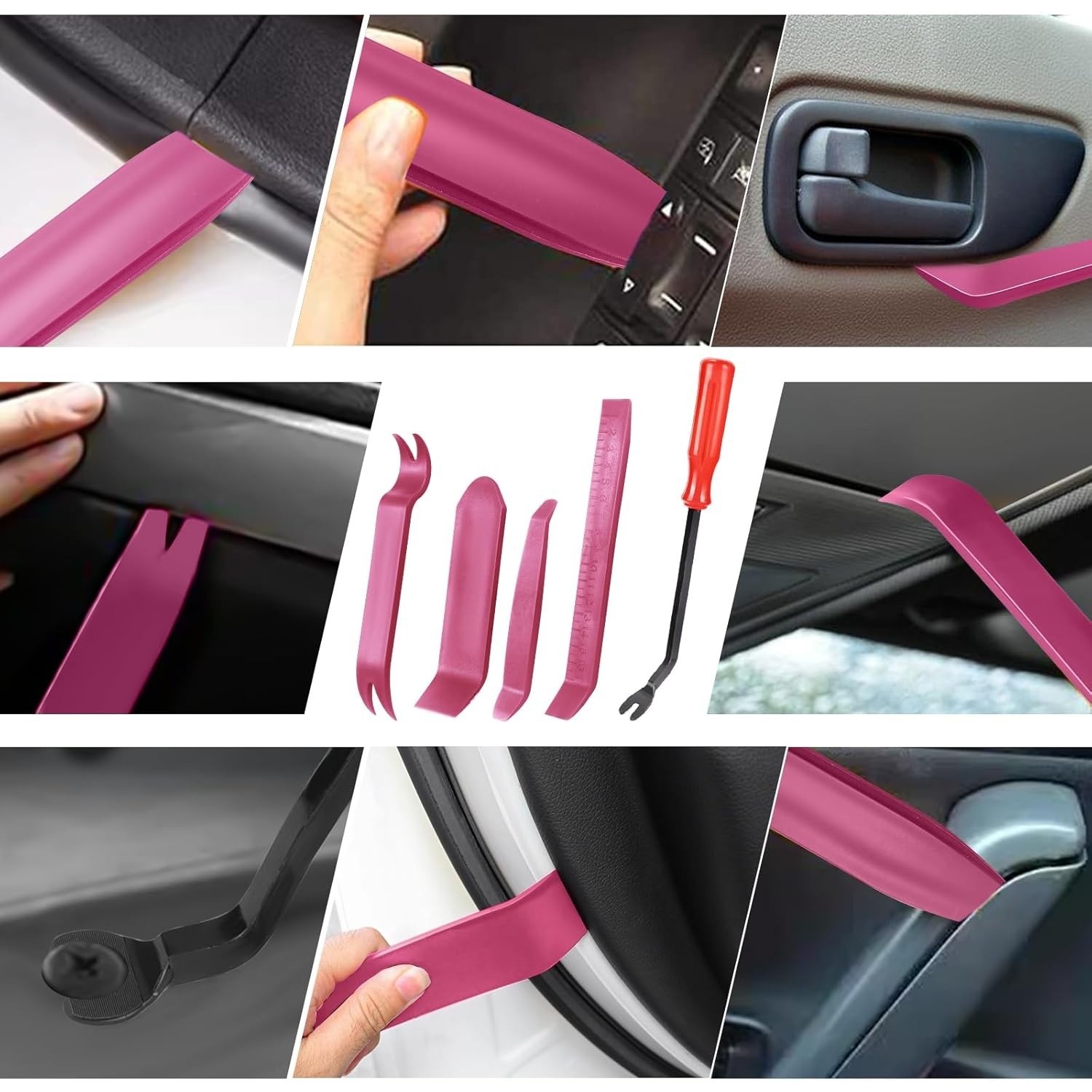 2080 Pcs Car Push Fender Clips Retainer Fasteners Bumper Rivet for Toyota, Ford