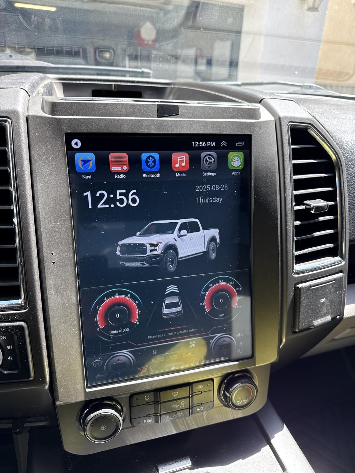 12.1″ Tesla Style Car GPS Player for Ford F150 2016-2021 Stereo Radio Multimedia