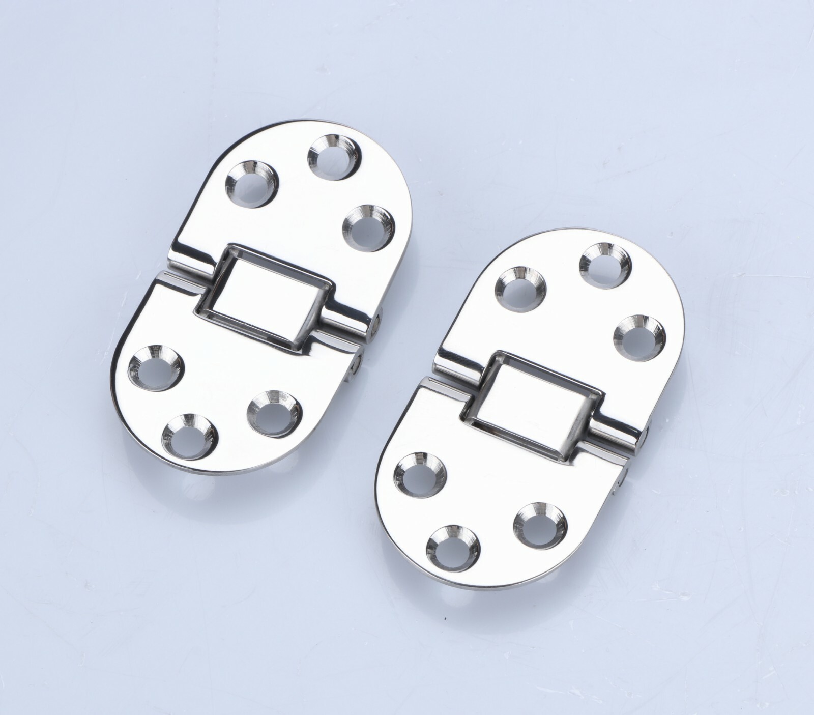 2X Boat Stainless Steel Flush Hinges 3″ X 1.5″ Door /Table/Gate/Cabinet Hinges