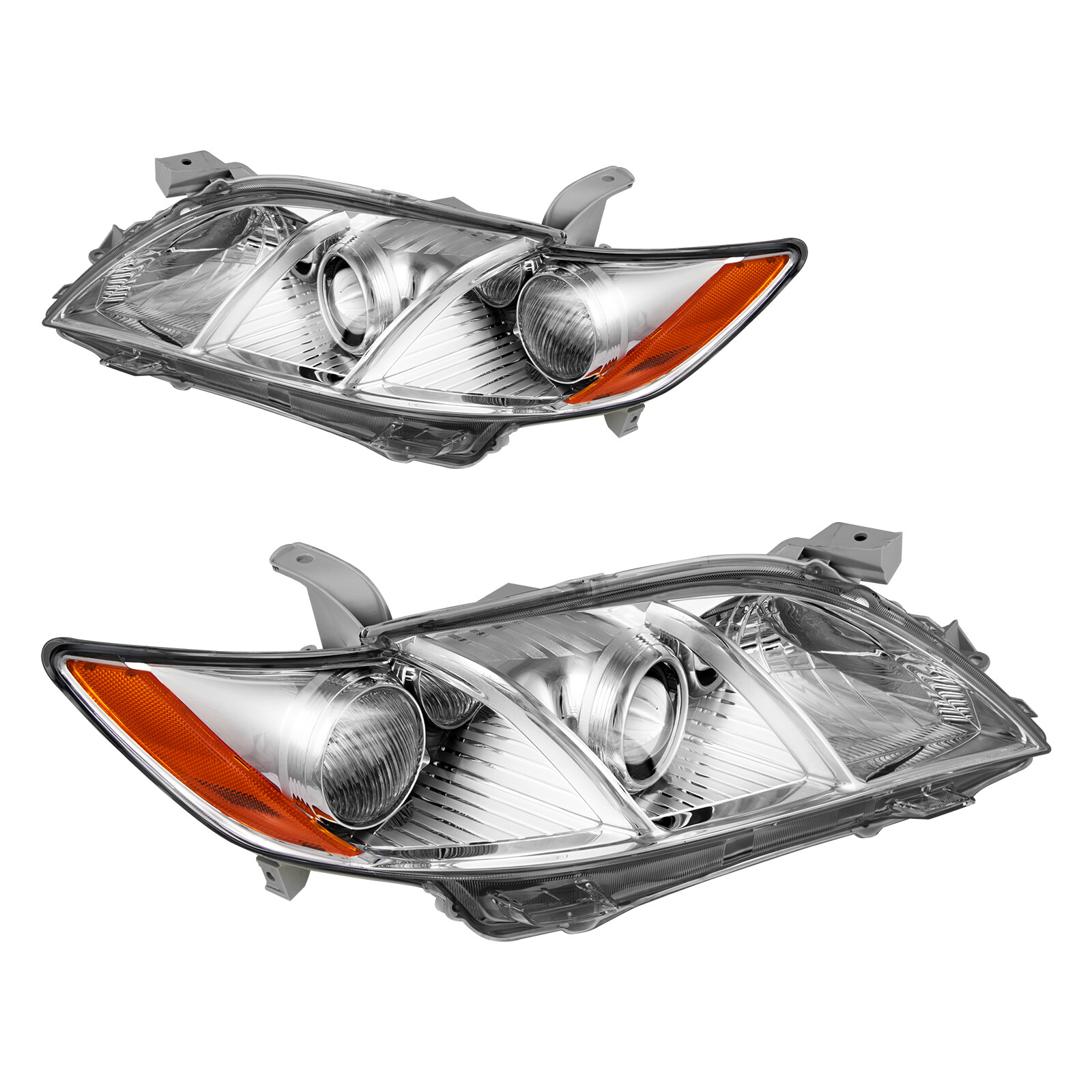 Headlight Headlamp Set For 2007 – 2009 Toyota Camry Left and Right Halogen 2PCS