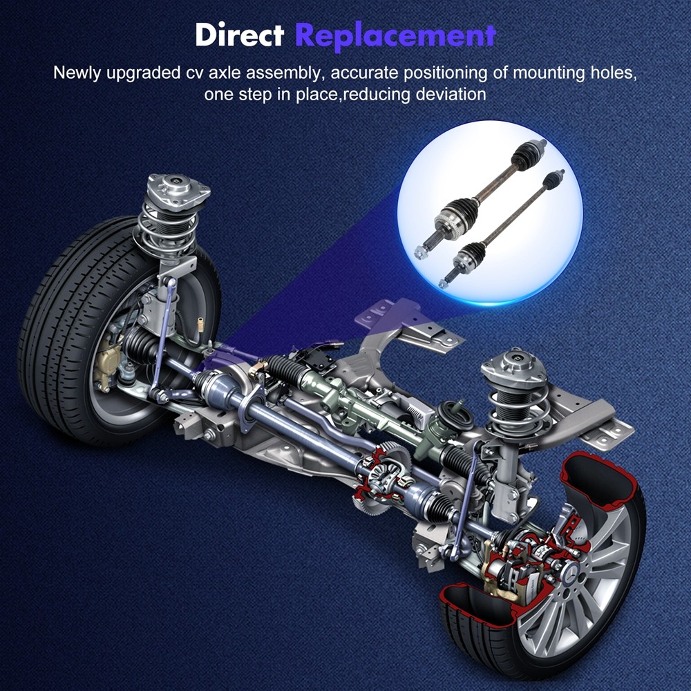 2x Front CV Axles For Kia Soul 1.6L 2.0L 2014-2019 Left & Right Automatic