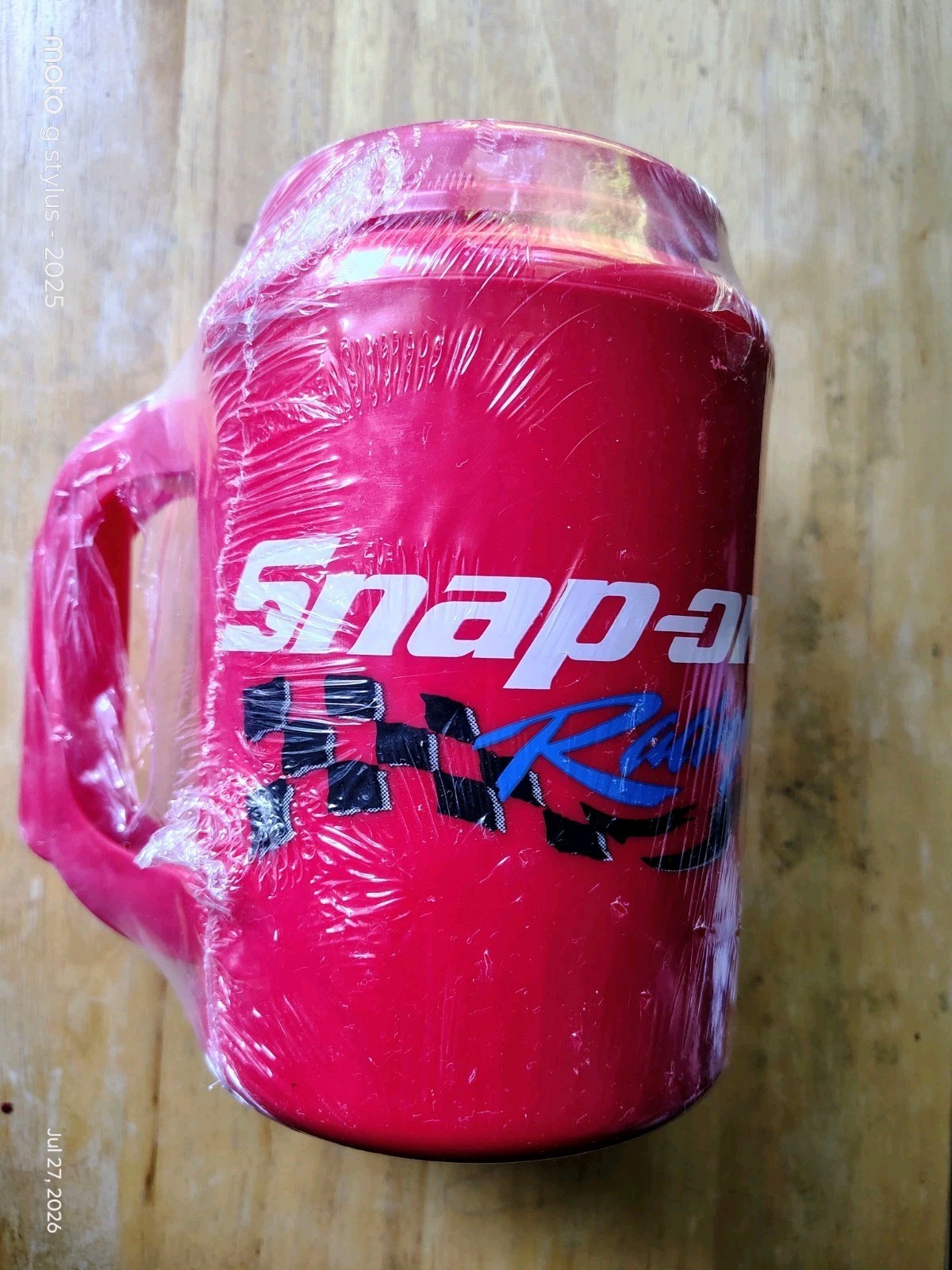 Vintage Snap-on Racing Super Insulated Water Jug Cooler Red Aladdin NOS Sealed
