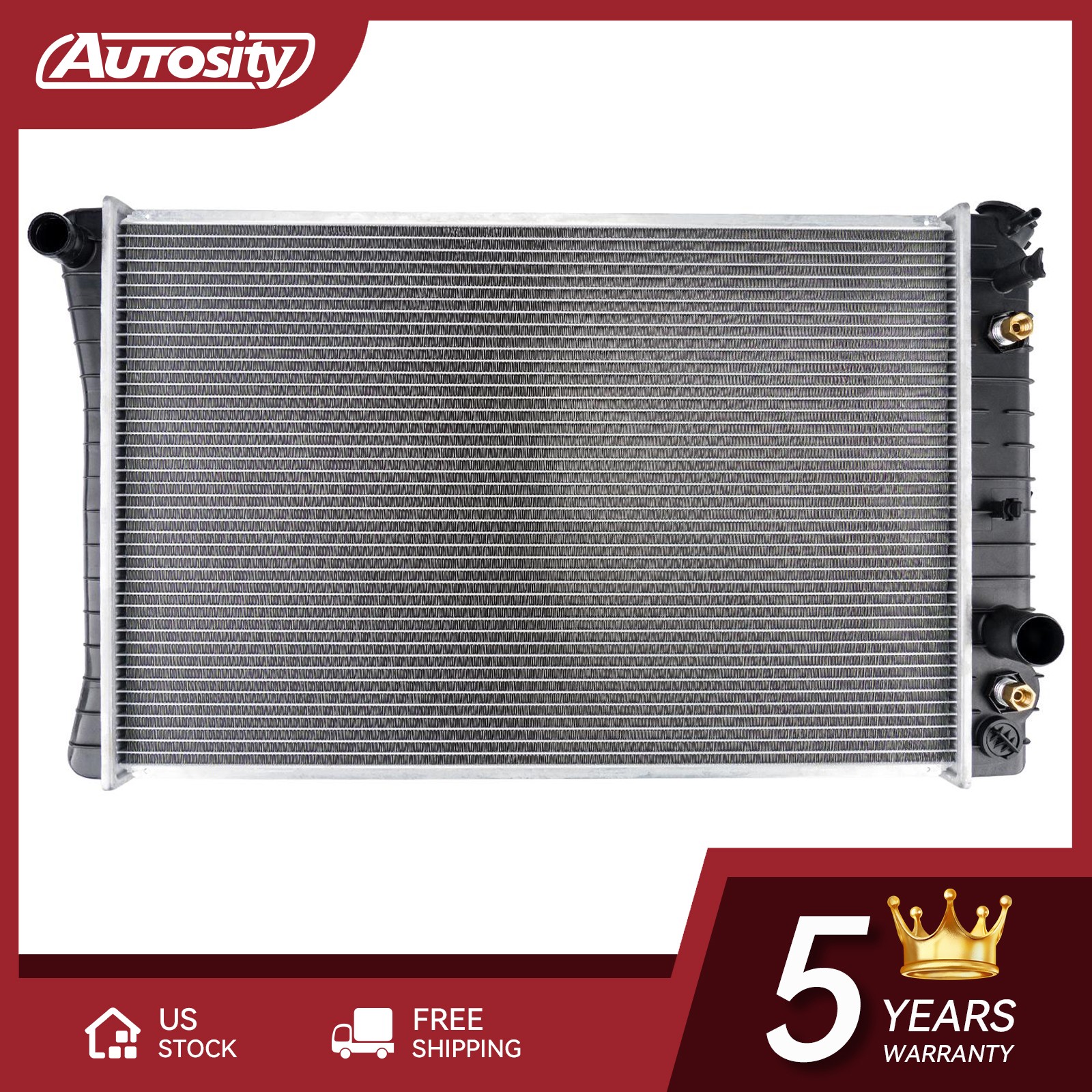Aluminum Radiator For 82-89 Chevy Camaro Pontiac Firebird V8 5L 1990-1992 Camaro