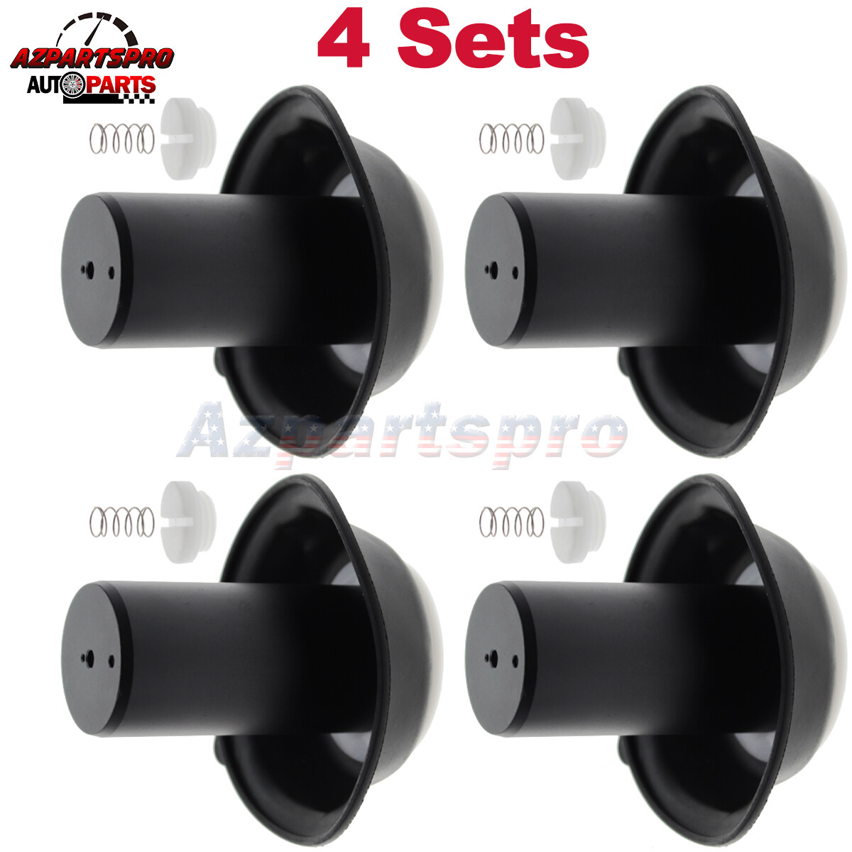 4 Set Carburetor Carb Plunger Vacuum Diaphragm for Yamaha V MAX 1200 XVZ1200 XVZ