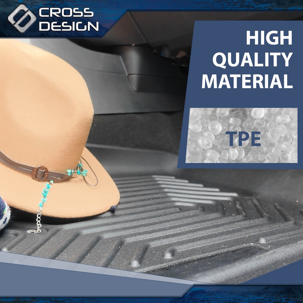 TPE All Weather Floor Mats fits 07-13 Chevy Silverado /GMC Sierra Extended Cab