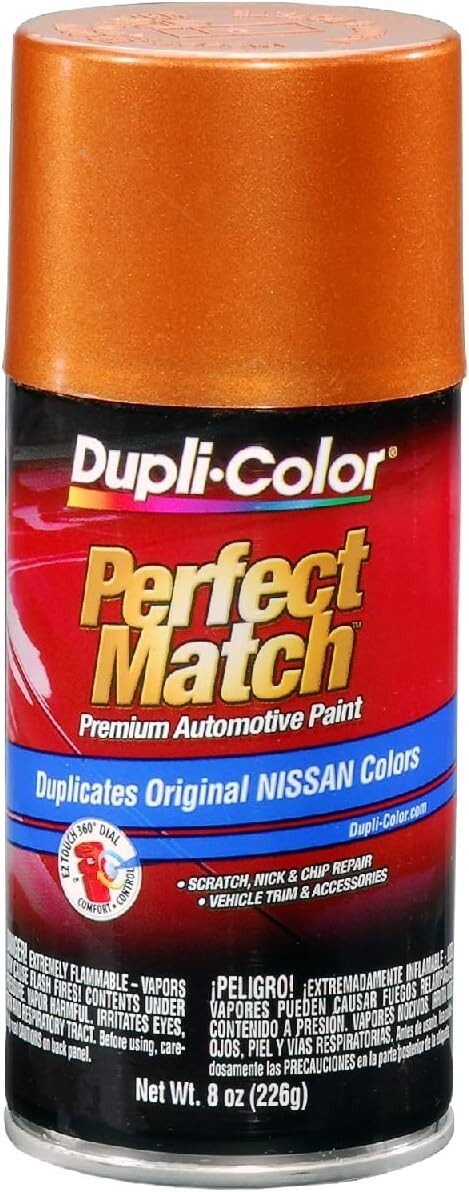 Duplicolor BNS0503 Perfect Match Nissan Orange Mist Metallic 014 – 8oz Aerosol