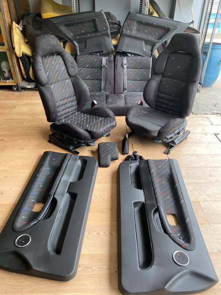 interior seat cloth fabric upholstery for E30 E34 E12 E21 E36 Coupe