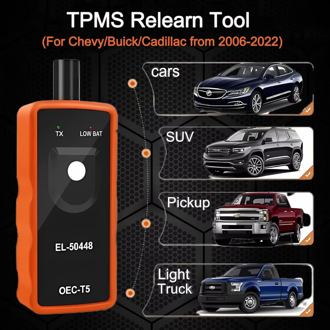GM TPMS Relearn Tool Sensor Reset Activation Programming for Chevy Vehicles – Up