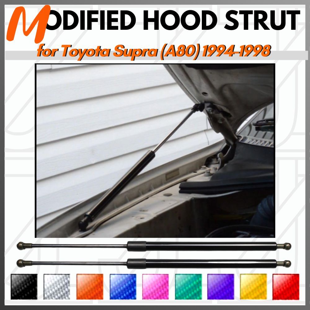 Hood Struts for Toyota Supra (A80) 1994-1998 Gas Dampers Lift Supports