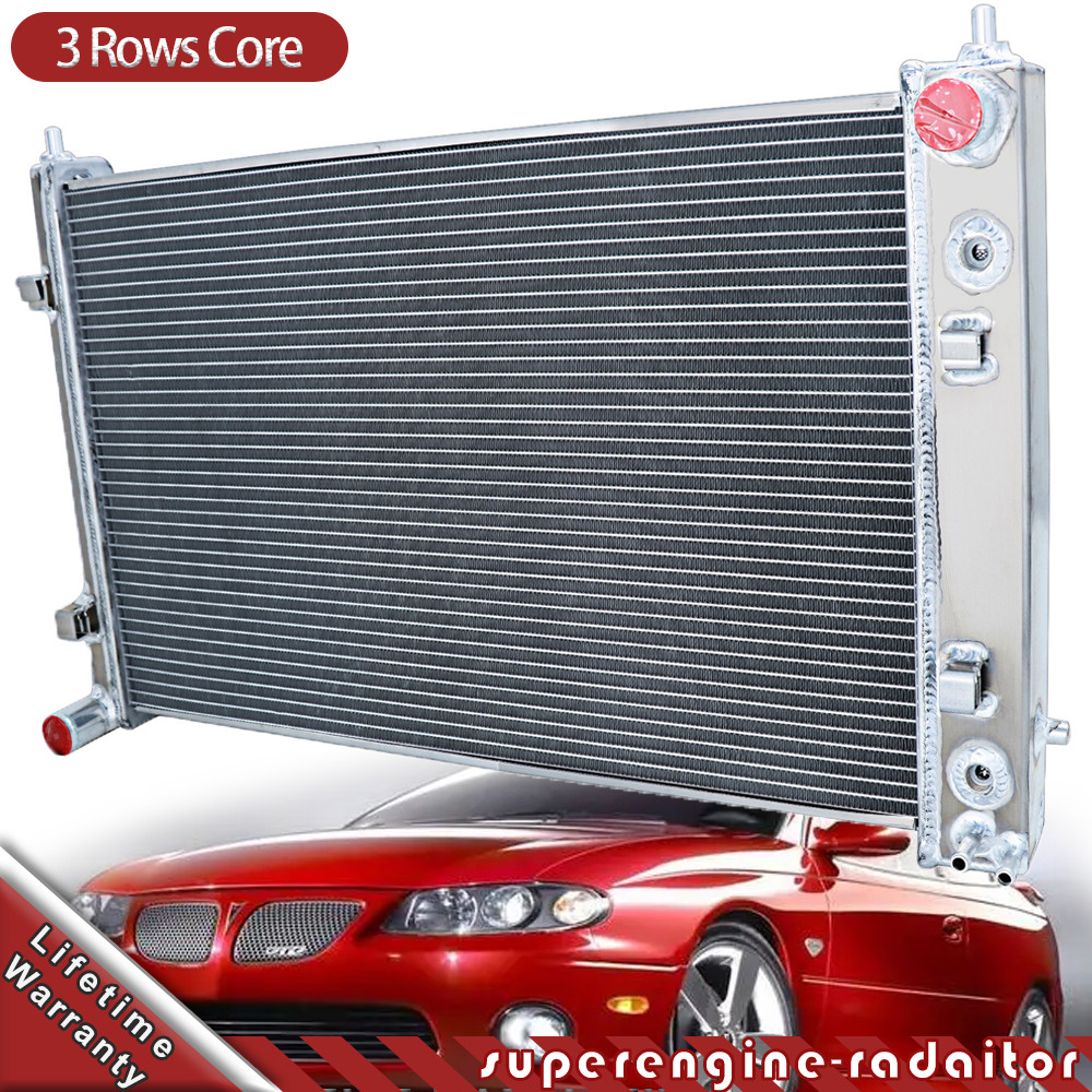 3Row Aluminum Race Radiator For 2004 Pontiac GTO 5.7L 350 V8 TYC2754 DPI2754