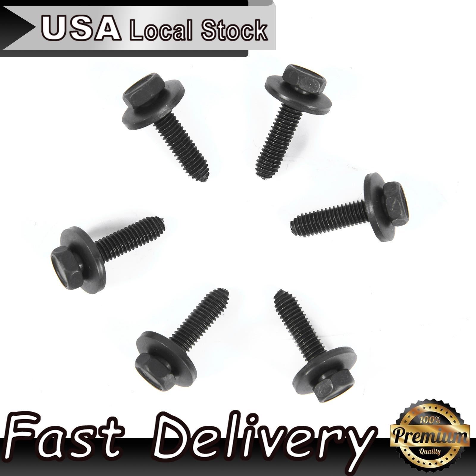 6PCS 4.8*19mm Screw For Benz W203 W204 W207 Under Engine Sheet 2000-up