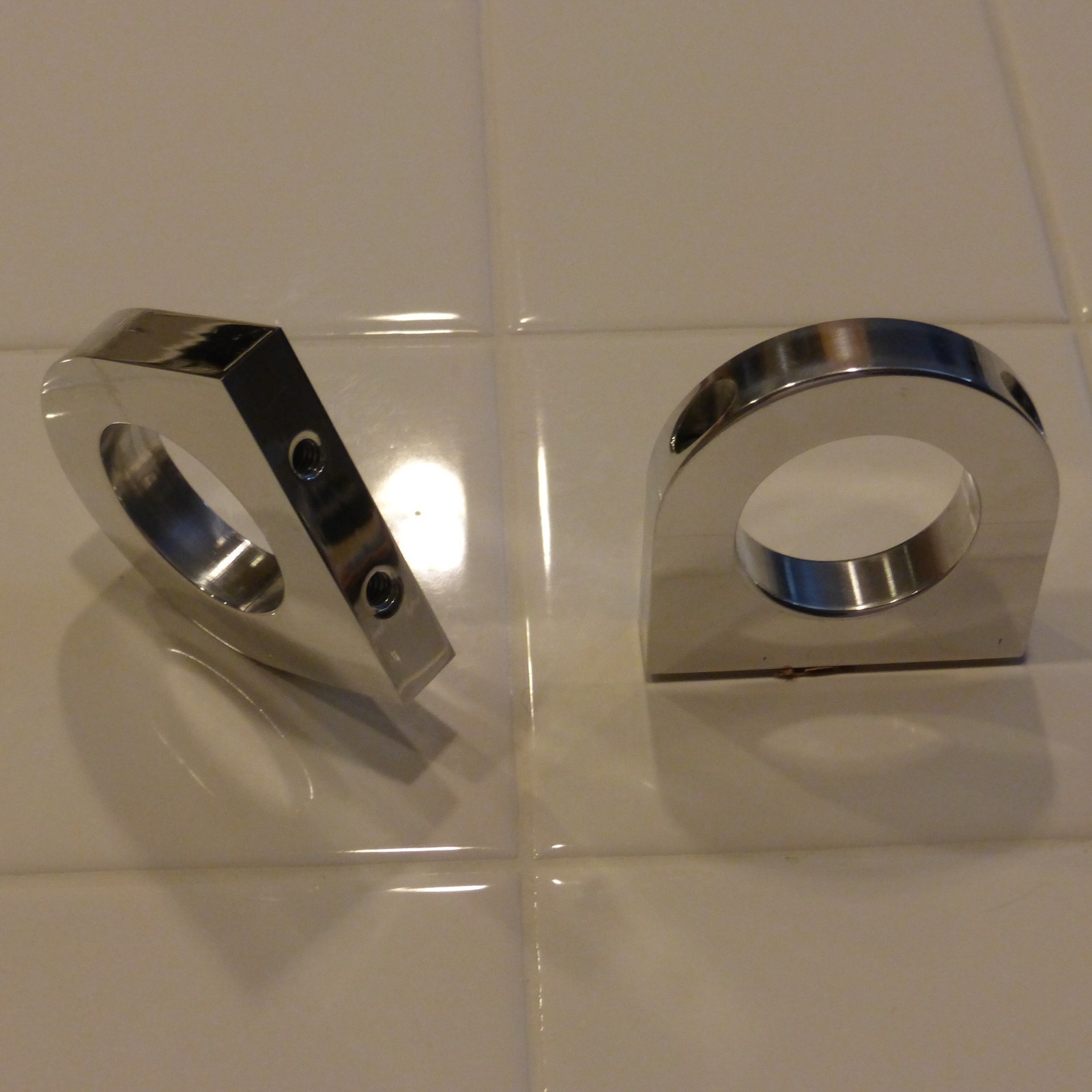 Billet aluminum bolt on clamp bracket 1″ roll cage 1 in tubing ATV tube clamp