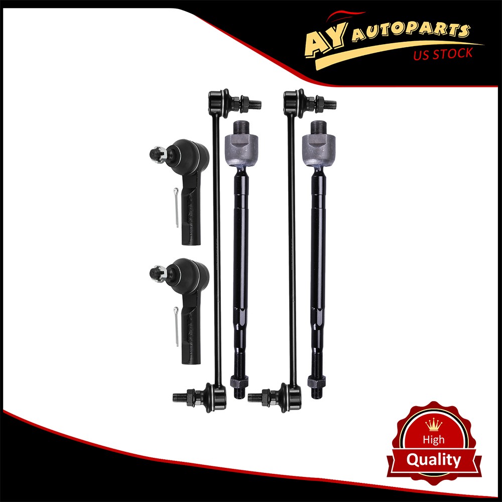 6X Front Tie Rod End Sway Bar Stabilizer Bar Link For Honda Ridgeline 2006-2013