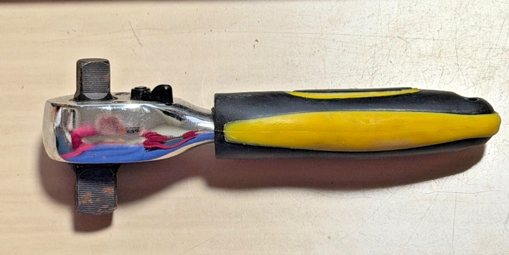 Dual 1/2 in-3/8 in Stubby Ratchet 5-1/2″ Long