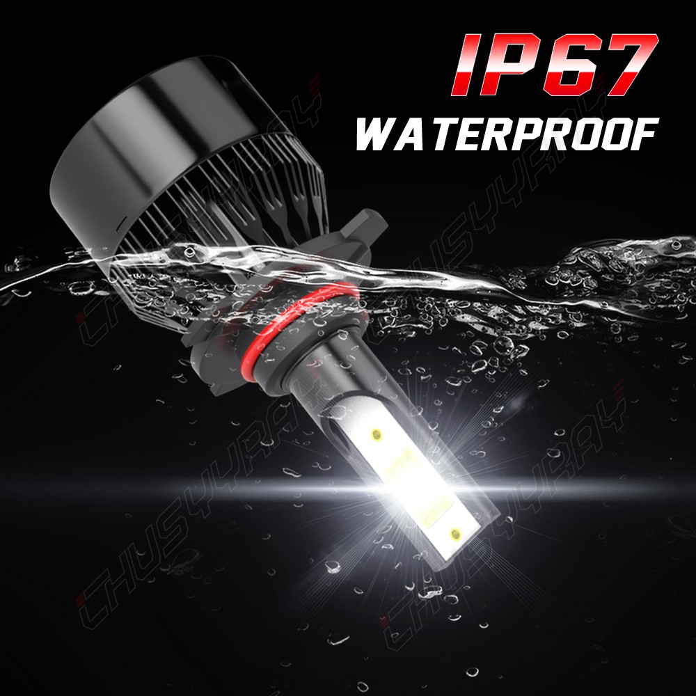 9005 HB3 LED Headlight Bright Bulbs HIGH Beam For Chevy Silverado 3500 2001-2006