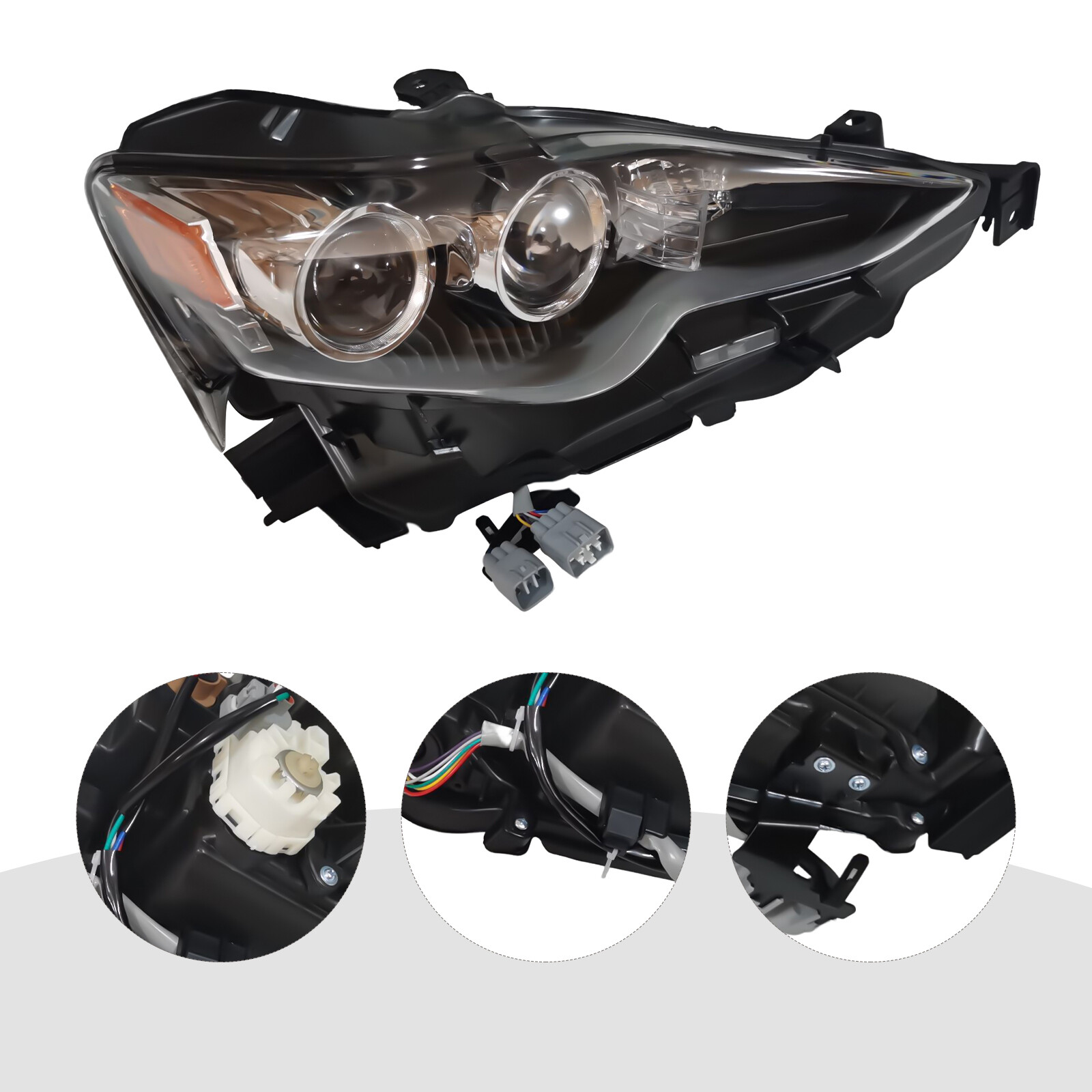 Headlight For 2014 2015 2016 Lexus IS250 IS350 Right Passenger Side LED Headlamp