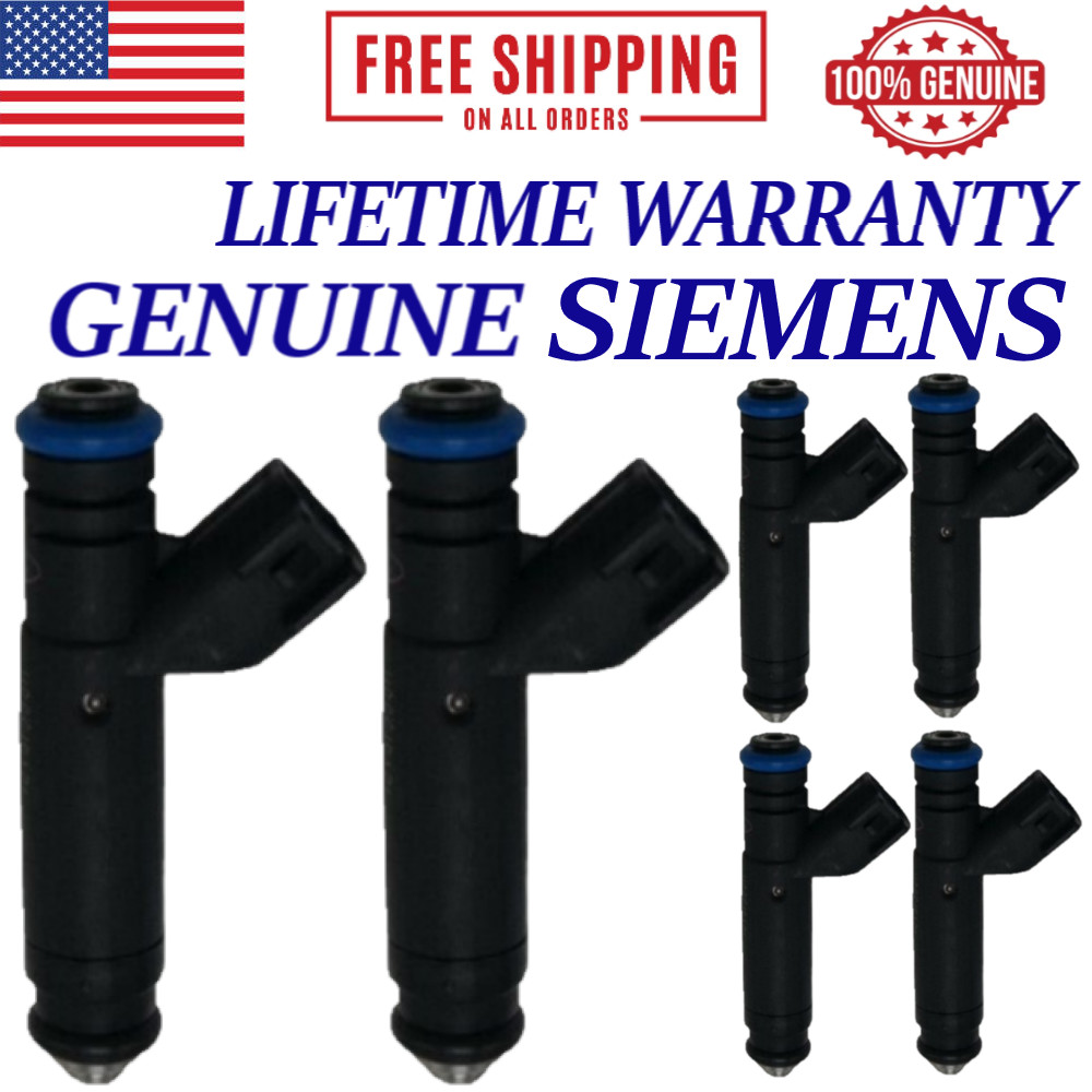 OEM x6 OEM SIEMENS FUEL INJECTOR For 1999-2003 Ford Windstar 3.8L V6 #XF2E-C4B