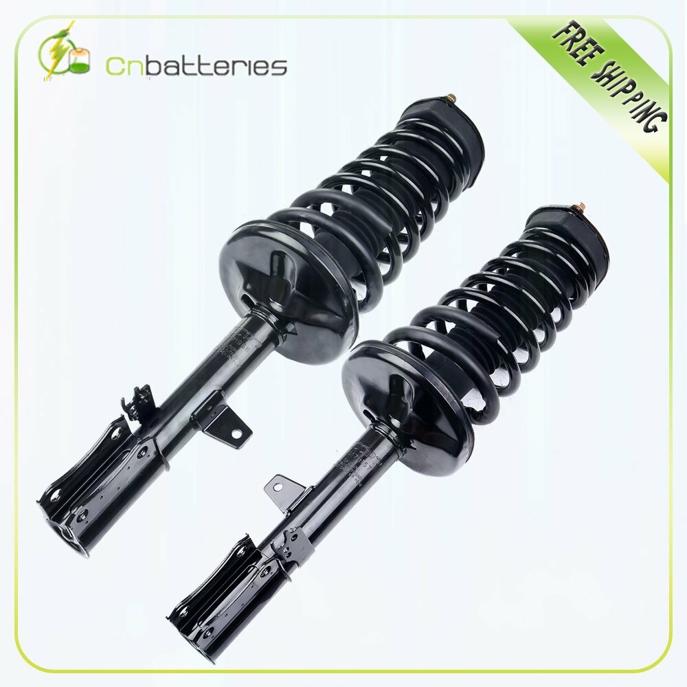 Rear (2) For 1992-1996 Toyota Camry Complete Strut Assembly & Coil Spring Mount