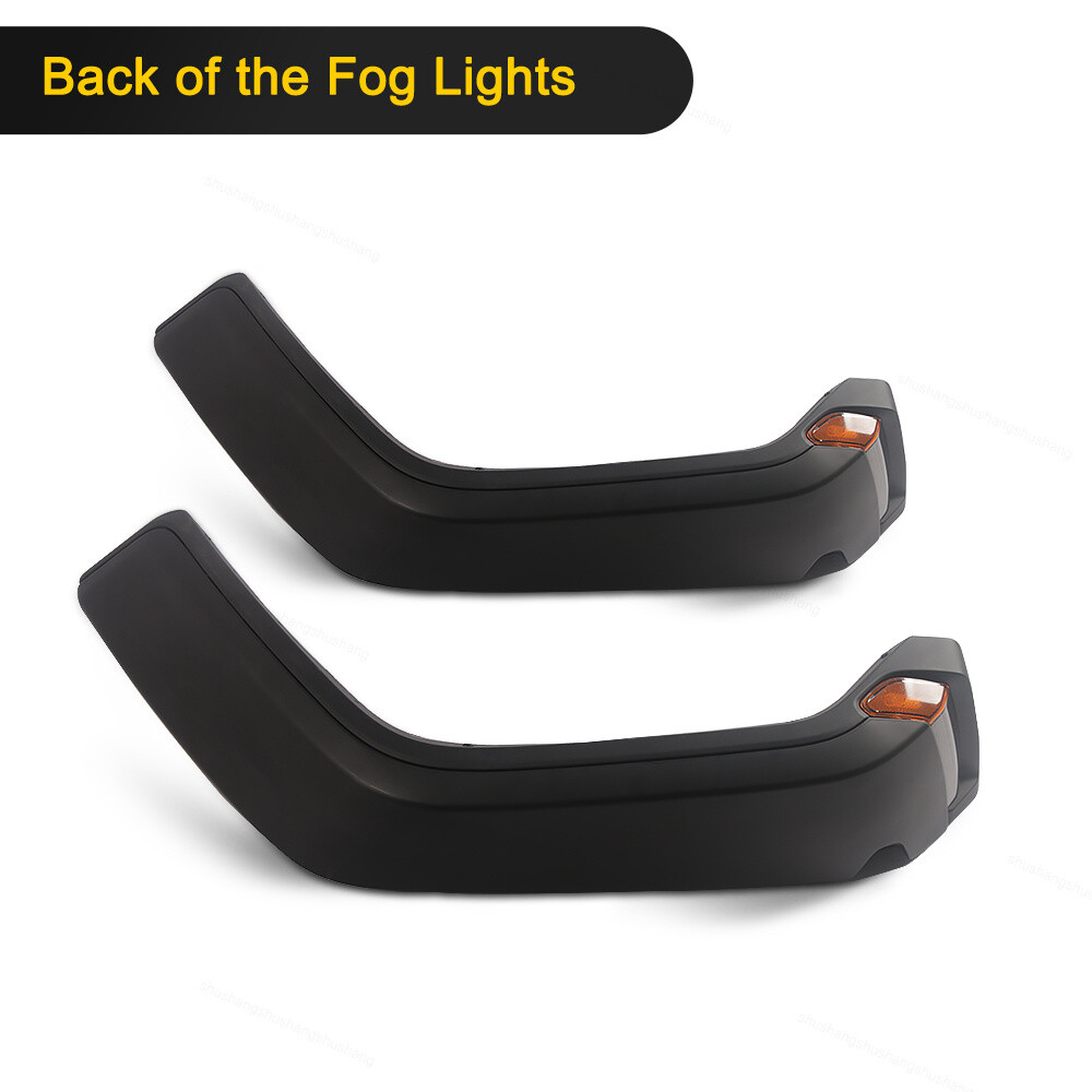Fender Flares W/ Light & Inner For 2018 2019 2023 Jeep Wrangler JL JLU RUBICON