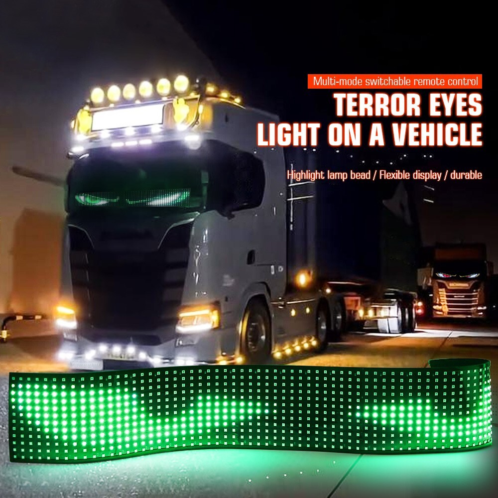 Truck-Specific Devil’s Eye LED-Screen Car Eye Light Truck Dynamic LED Light USA