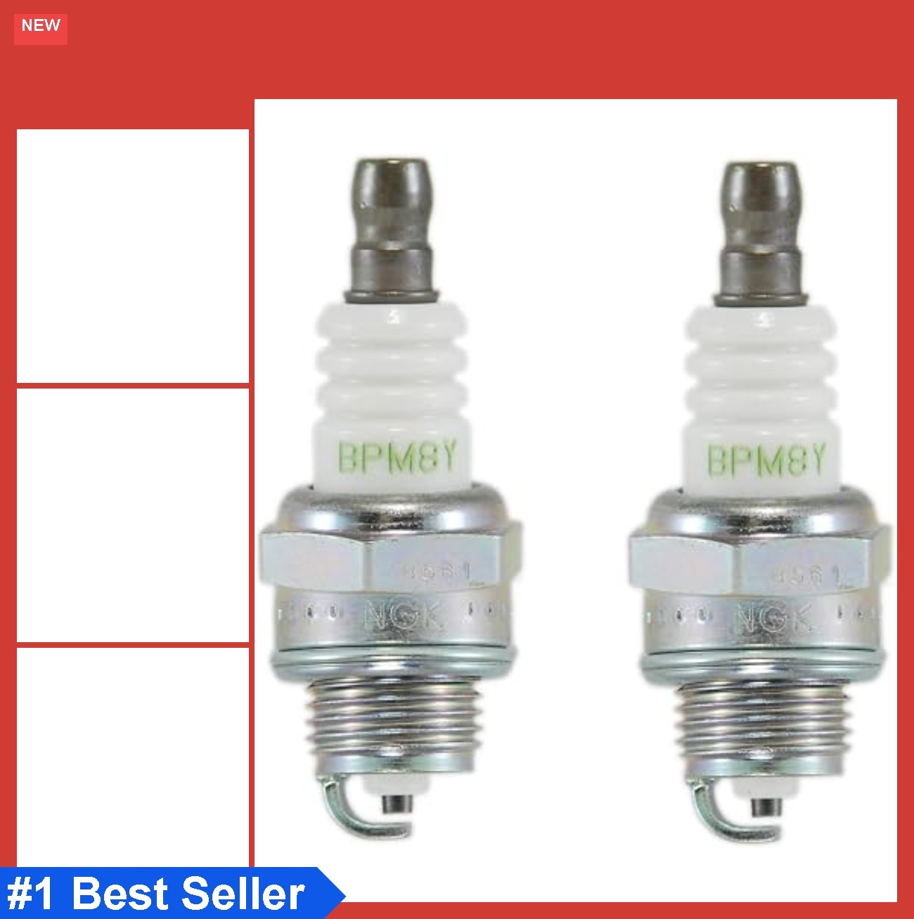 Spark Plugs 2 Pack 14mm Thread Nickel Core Replacement for Echo BPM8Y