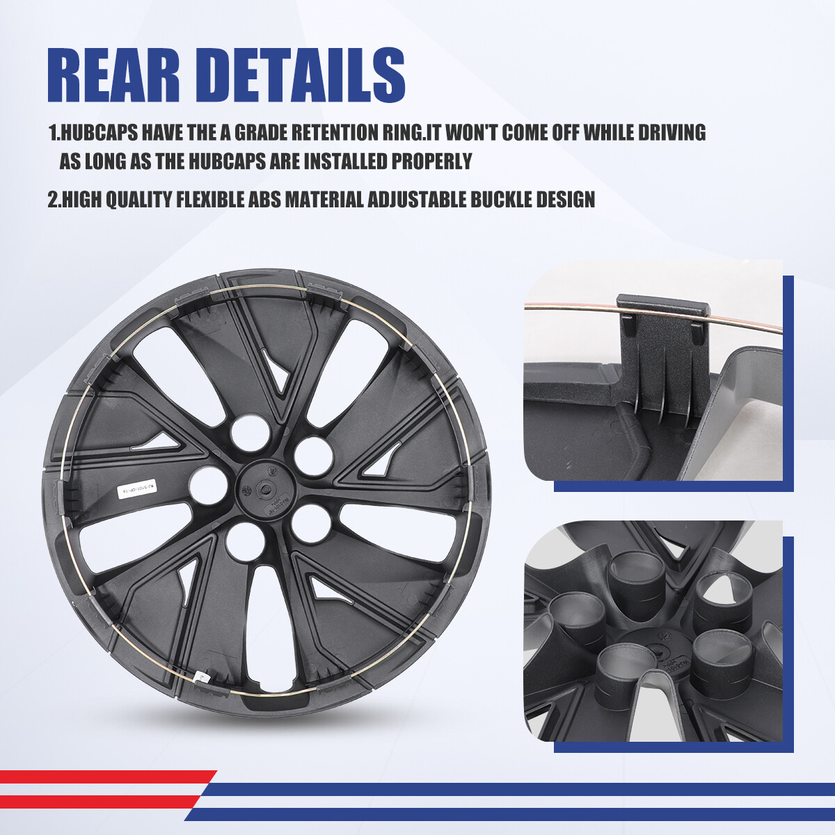 16” Set of 4 Wheel Covers Full Rim Snap On Hubcaps for 2019-2023 Nissan Altima
