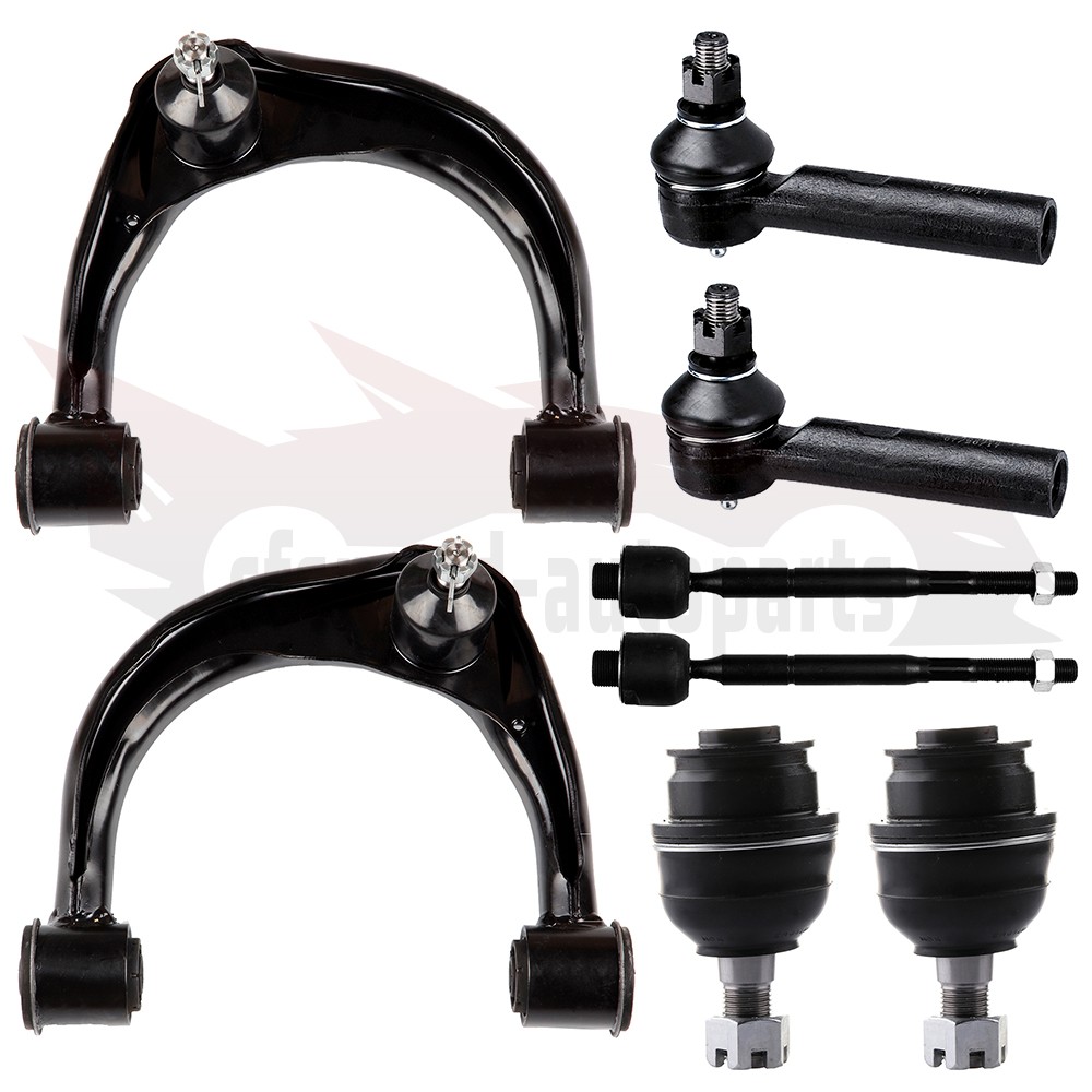 8pcs Front Control Arms & Ball Joints & Tie Rods For 2003-2009 Toyota Suspension