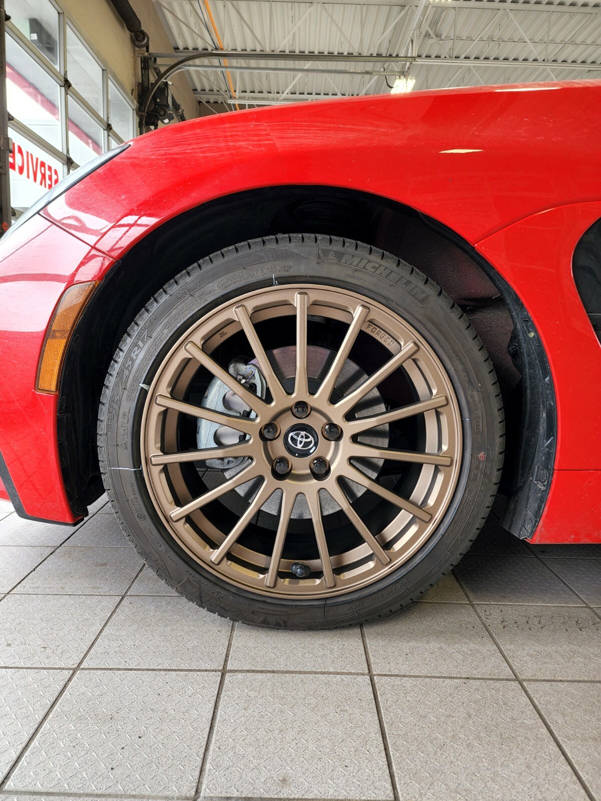 2022 Toyota GR86 Bronze Wheel PTR20-18221-F5 OEM Accessory Set of 4 Forged Alloy