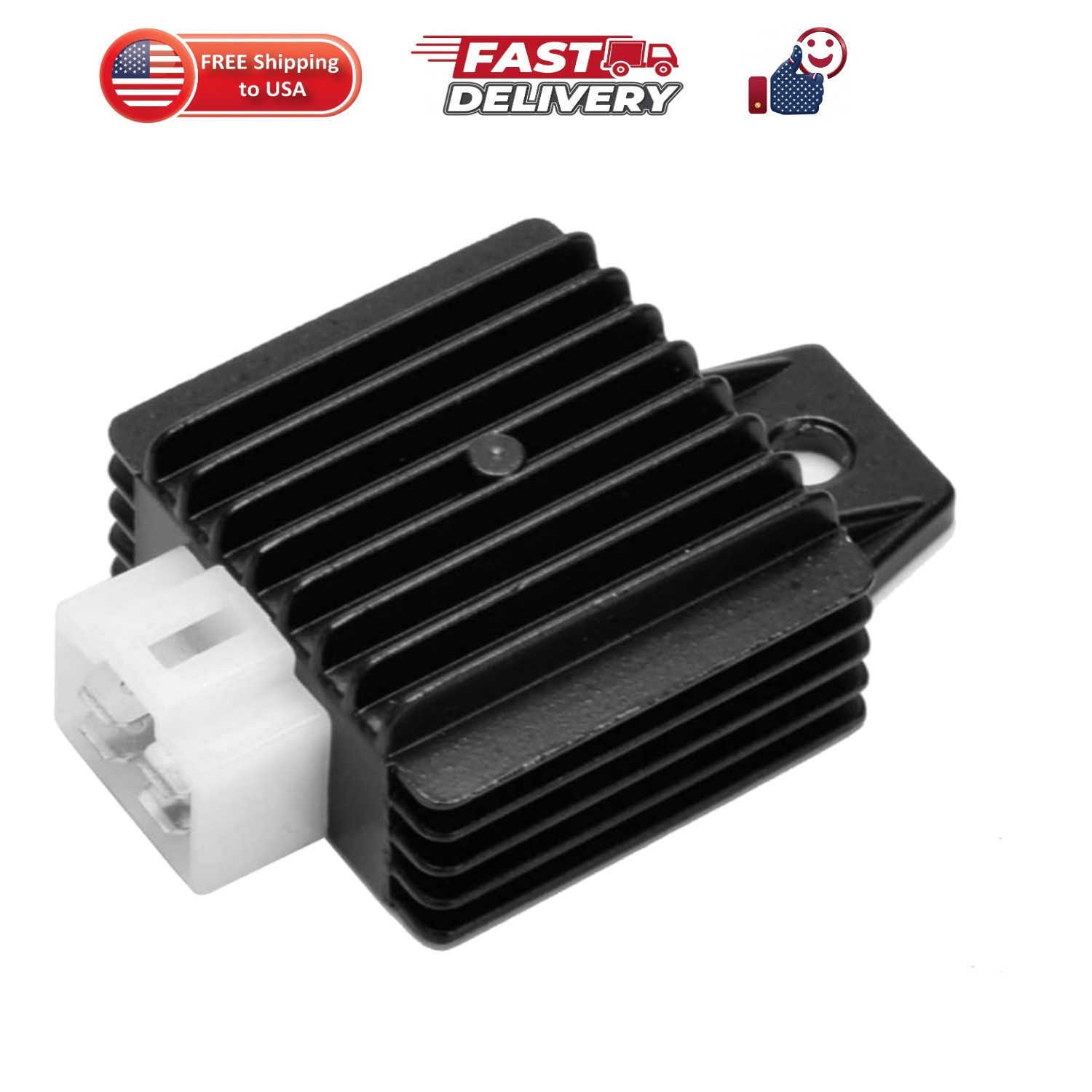 4 Pin Full-wave Voltage Regulator Rectifier for GY6 Engine 50cc 125cc 150cc C…