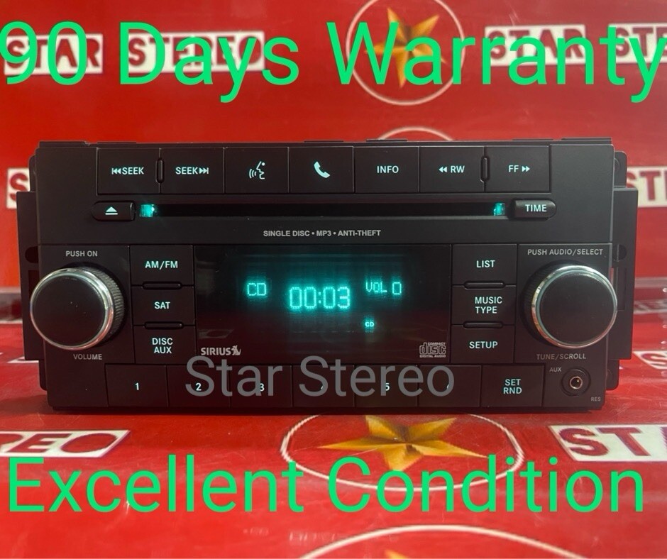 CHRYSLER DODGE JEEP RES Radio MP3CD Player Bluetooth ipod Aux input05091197AC