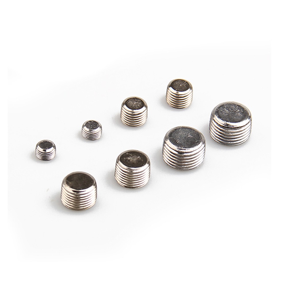 NPT Pipe Plug Set 1/8 1/4 3/8 1/2 Inch Chrome Steel For Intake Manifold Cylinder