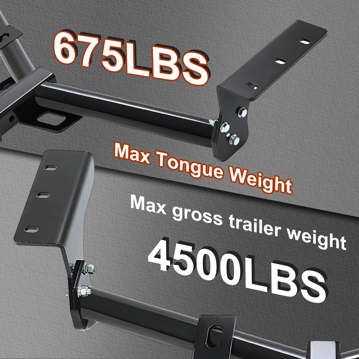 Class 3 Trailer Hitch Receiver Bumper Tow 2″ Black For Toyota RAV4 2006-2018
